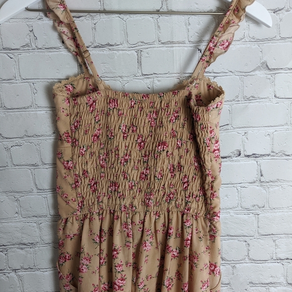 Liz Lisa Floral Rose Ruffle Cropped Jumpsuit XS S - Picture 4 of 6